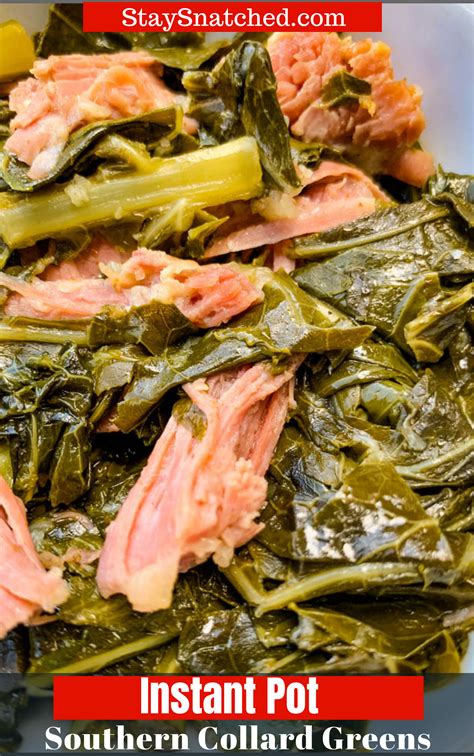 Instant Pot Southern Collard Greens | Instant pot collard greens recipe, Collard greens, Collard ...
