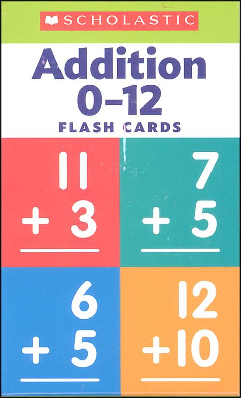 Addition Flash Cards 0-12 | Scholastic Teaching Resources ...