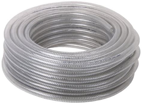 34 Wire Reinforced Clear Pvc Hose 5m Pressure Washer Accessories