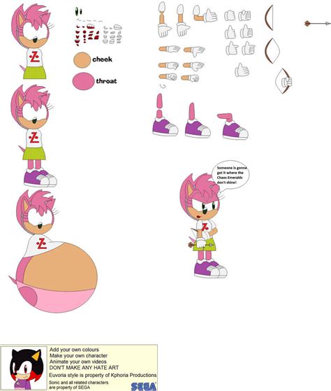 Fleetway Amy Character Builder By Knotholeknuts On Deviantart