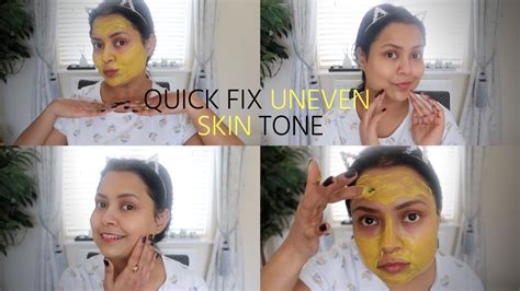 Beauty Quick And Easy Fix For Uneven Skin Tone Yourpixiedust Youtube