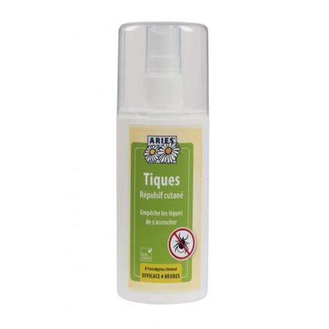 Aries Spray Anti Tique Humain 100 Ml Espace Produits Bio