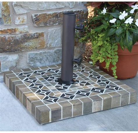 World Menagerie Aronwold Concrete Free Standing Umbrella Base | Outdoor