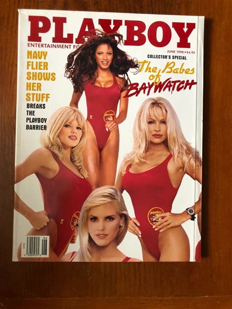 Playboy Magazine June The Babes Of Baywatch Ebay