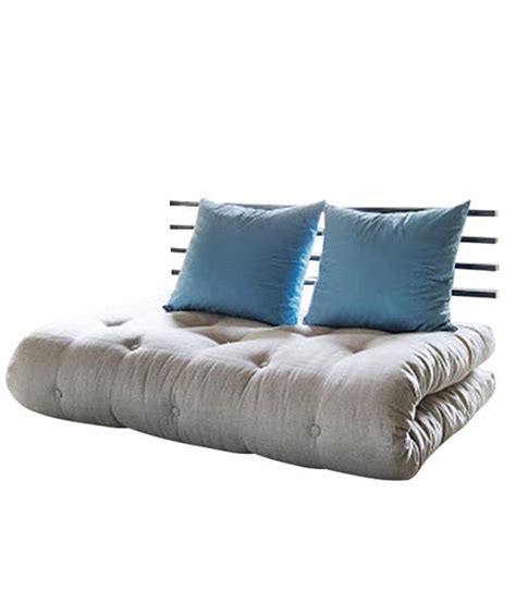 1 mercury row imani velvet square arm sleeper. Furny Shin Chan Easy Sofa Bed blue cushions: Buy Online at ...