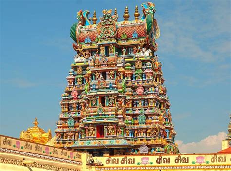 The presiding deity of the temple is goddess meenakshi (goddess parvati) and her consort lord sundareshwara (lord shiva). Meenakshi Amman Temple - India's Dazzling Shrine Saturated ...