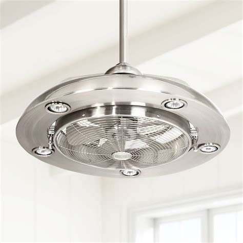 It still manages to deliver everything that you could ever want from a lighting fixture the ostwin 18″ overhead lights for ceilings is definitely not the best lighting fixture that you can find out there. 24" Modern Ceiling Fan with Light LED Remote Brushed ...