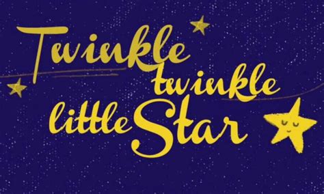 Twinkle Twinkle Little Star Kidspot