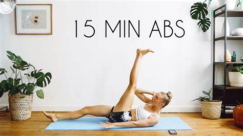 15 Minute Ab Workout At Home No Equipment Youtube