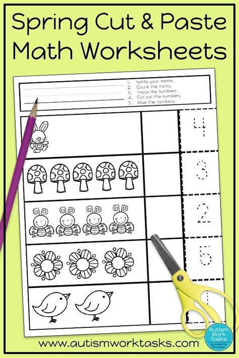 Spring Cut And Paste Printables