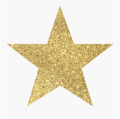 Clip Art Hanging Gold Stars Gold Glitter Star Png Free Transparent