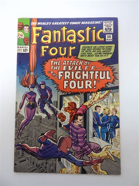 Fantastic Four 36 1st Appearance Of The Frightful Four Fn See