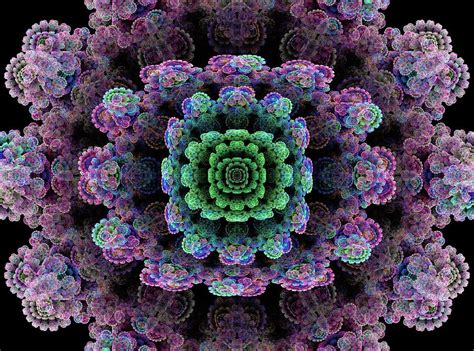 Aztec Flower Digital Art By Chris Burbick Fine Art America