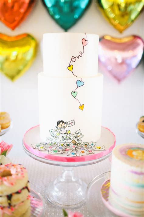 Ordering 40th birthday cake can be tricky task because they depict so much more than age! valentines day 1st birthday cake | Wedding & Party Ideas ...