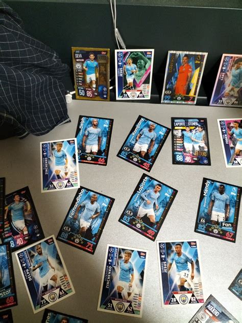 Manchester City Match Attax Cards Hobbies And Toys Toys And Games On