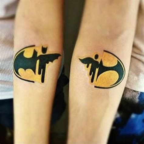 Batman Matching Tattoo Idea