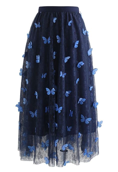 Dreamy Defines This Gorgeous Butterfly Tulle Skirt That Features