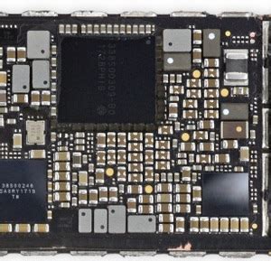 Iphone 7 board view from above: iPhone X fight for space using A11 chip with embedded passives - Passive Components Blog