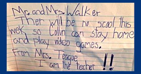 21 Hilarious Notes From Kids