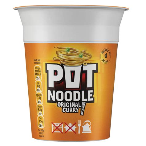 Pot Noodle Original Curry 90g Compare Prices And Buy Online