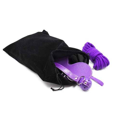 Morease Sex Toy Storage Bag Drawstring Flannel For Vibrator Anal Sexy Toy Bondage Bdsm Secret