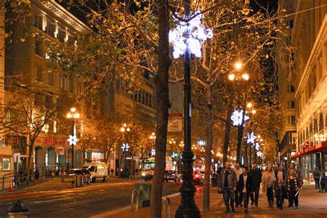 Free Stock Photo Of People Walking Down City Street At Night