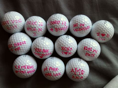 Valentines Day T For My Hubby Prov1 Balls With Golf Love Quotes