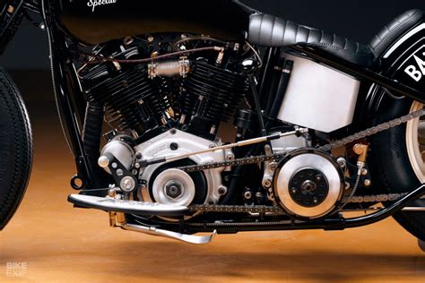 Bardahl Special: A '48 Harley bobber from Switzerland | Bobber, Harley bobber, Harley