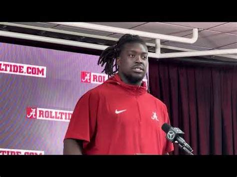 Alabama Football Jaheim Oatis Fall Camp Press Conference Youtube