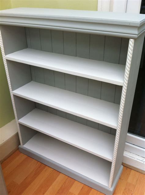 Bookcase Painted With Annie Sloan Chalk Paint Paris Grey And Old White