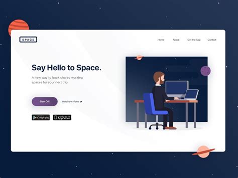 Daily UI 3 Landing Page Above The Fold By Sam Gardiner On Dribbble