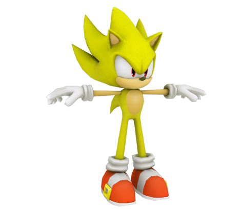 Wii Sonic Unleashed Super Sonic The Models Resource
