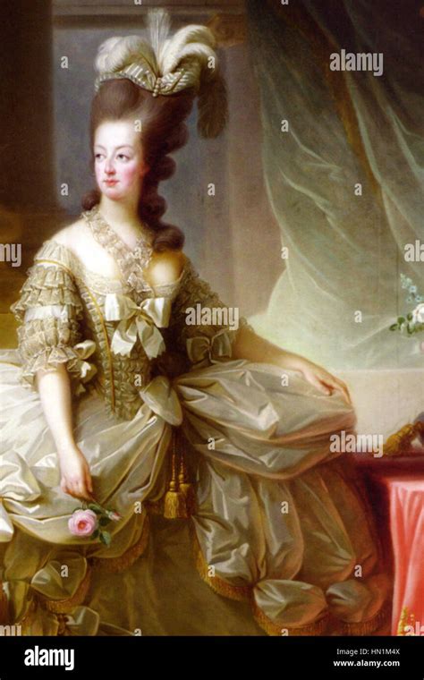 Marie Antoinette En Robe De Cour 1778 Stock Photo Alamy