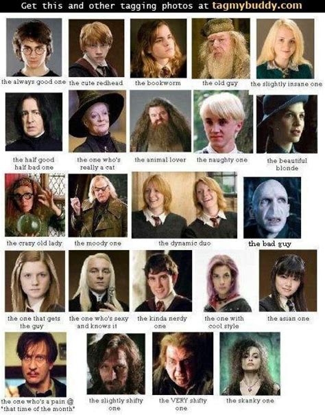 Harry Potter Movie Characters Names