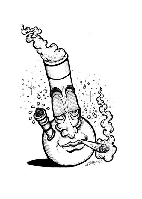Pothead Printable Stoner Coloring Pages