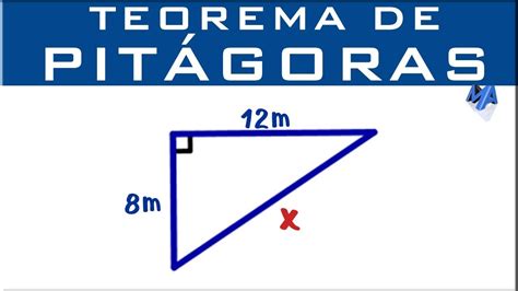 Teorema De Pitágoras Encontrar La Hipotenusa Tutorials By A Channel