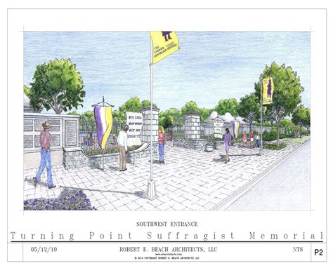 Turning Point Suffragist Memorial Memorial Design