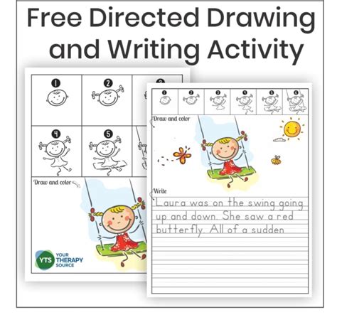 Free Directed Drawing And Writing Activity Your Therapy Source