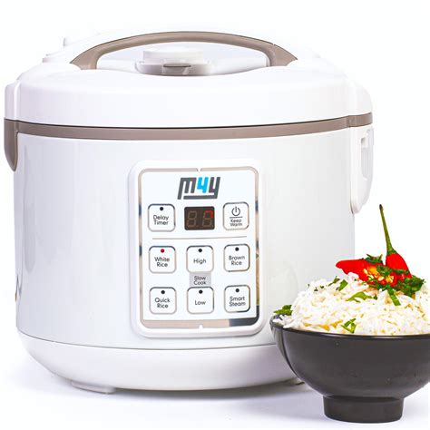 Buy M4Y Rice Cooker Slow Cooker And Food Steamer For 1 6 People 1 2