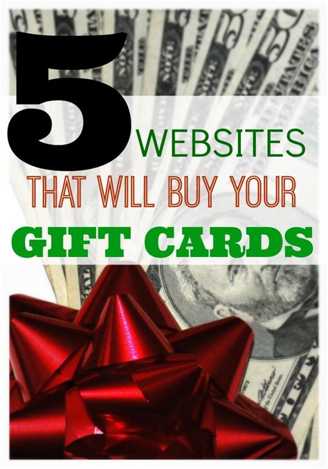 We are gift card aficionados and we love choices as much as you. 5 Websites That Will Buy Gift Cards for Cash - What Mommy Does