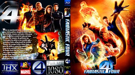Fantastic 4 Four Movie Blu Ray Custom Covers Fantastic 42 Dvd Covers