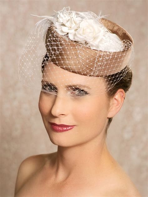 Bridal Hat Mother Of The Bride Hat Tan Bridal By Gildedshadows 4600