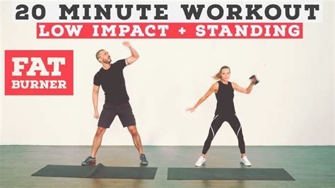 20 Minute No Equipment From Home Workout Low Impact Youtube