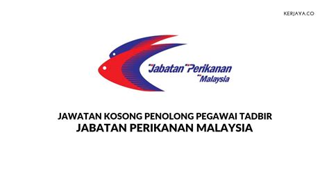 Sejarah jabatan perikanan bermula apabila kerajaan british menubuhkan unit perikanan kolonil pada tahun 1894 dan diletakkan di bawah pejabat penyelidikan perikanan di bintawa, sarawak pada tahun 1977. Jawatan Kosong Terkini Jabatan Perikanan Malaysia ...