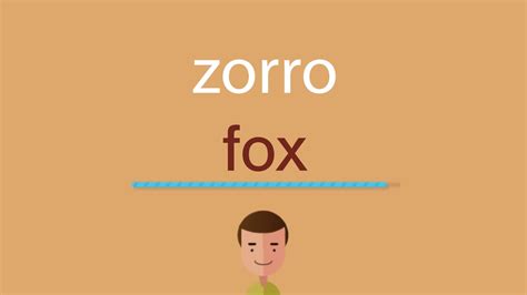 Cómo Se Dice Zorro En Inglés Youtube