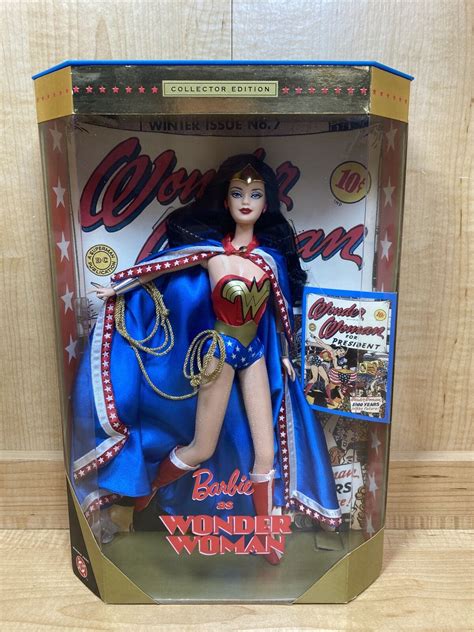 Mavin Mattel Barbie As Wonder Woman Doll Collector Edition Nrfb