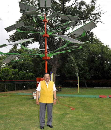 Solar Power Tree In New Delhi Inhabitat Green Design Innovation