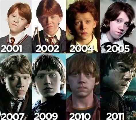 Harry Potter Through The Years Harry Potter Amino