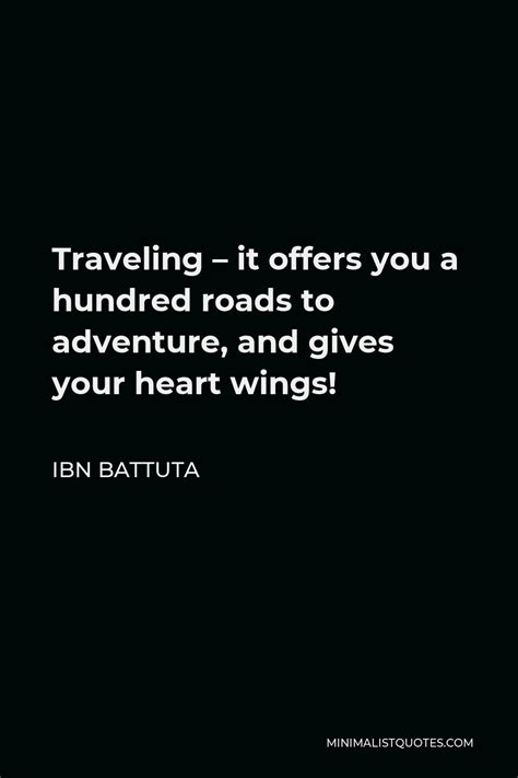 Ibn Battuta Quotes Minimalist Quotes