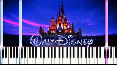Disney Intro Opening Theme Piano Tutorial Youtube